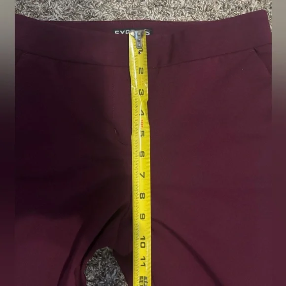 Express Deep Burgundy Trousers - Picture 6 of 9
